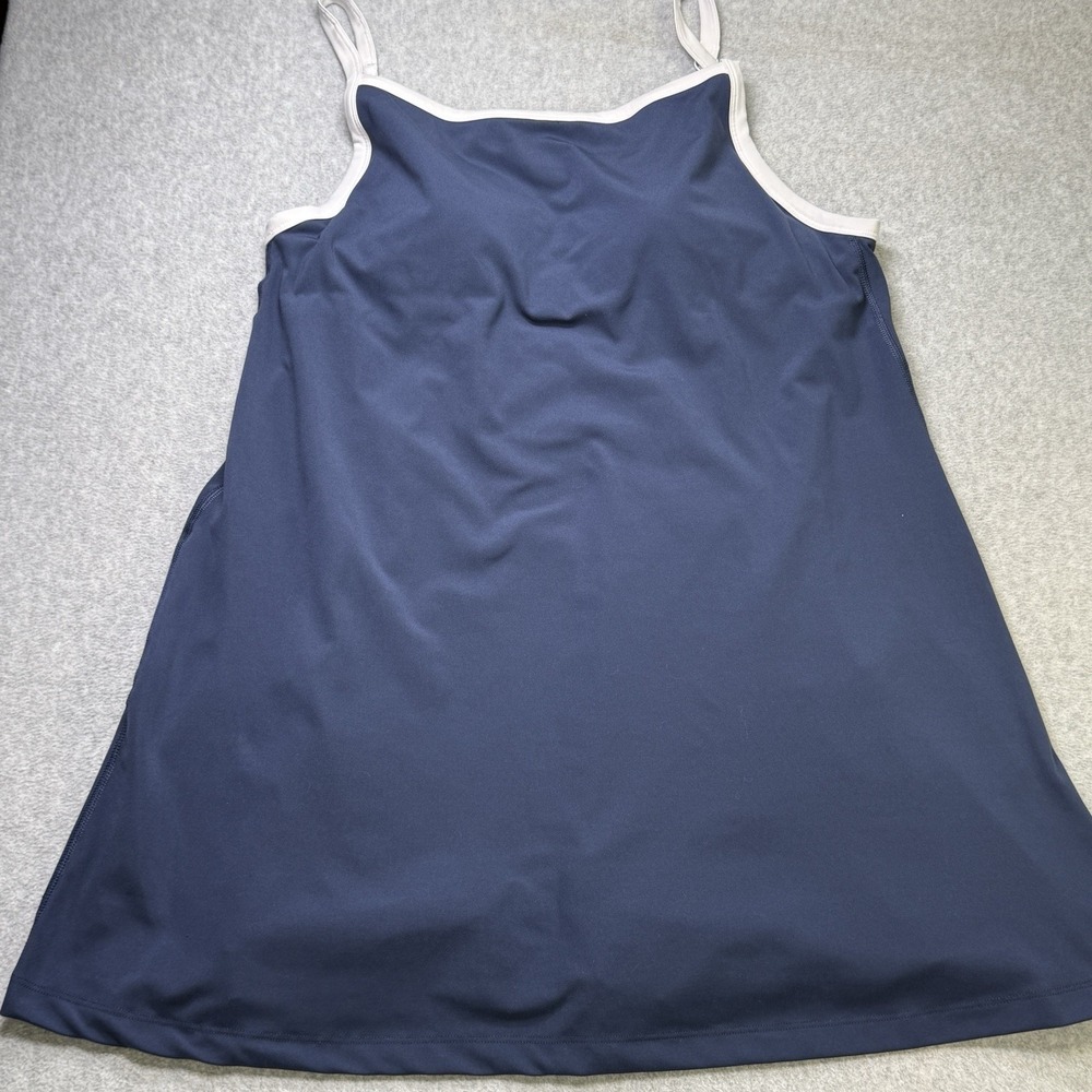 Yogalicious Nudetech Baseline Belle Dress XL‎ Navy White Built In Shorts